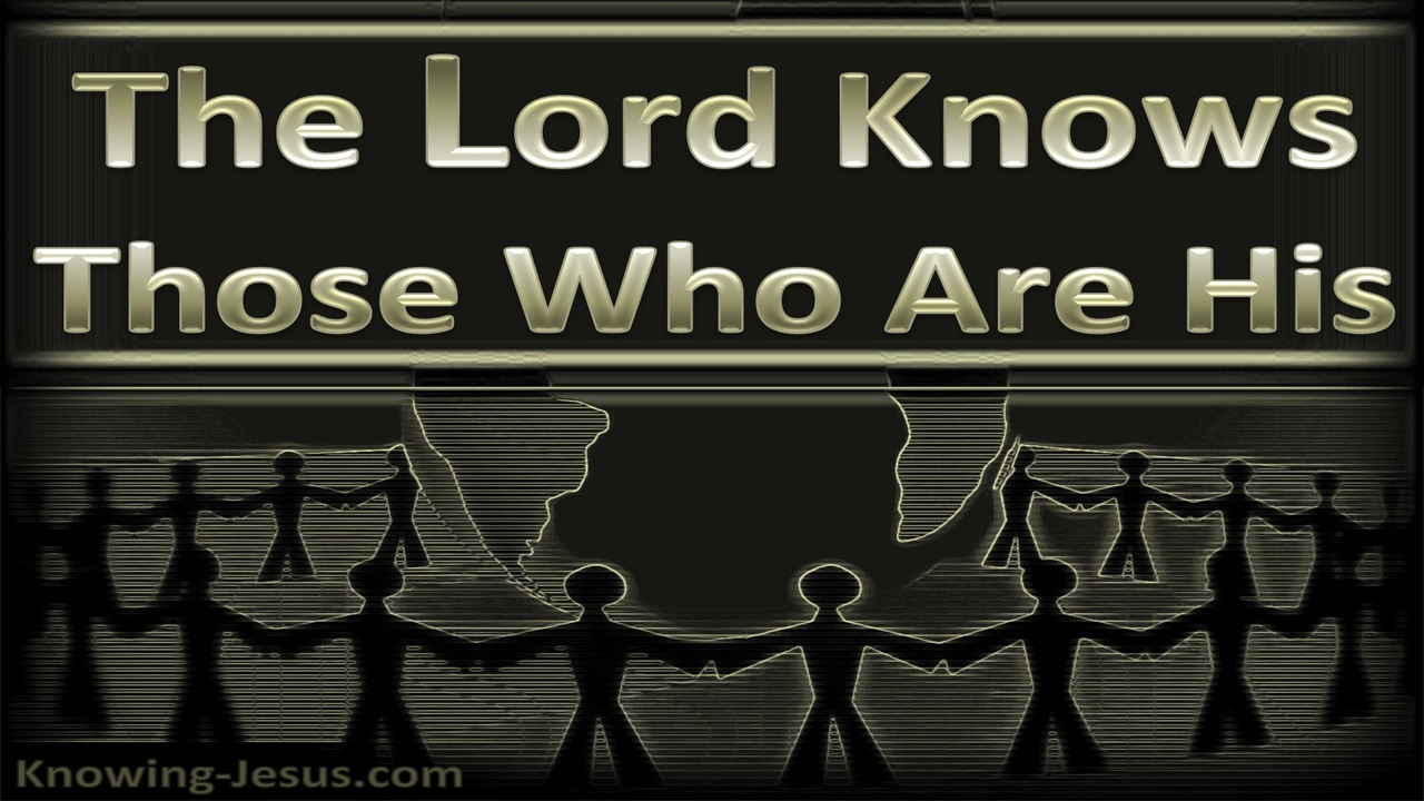2 Timothy 2:19 The Lord Knows Those Who Are His (silver)